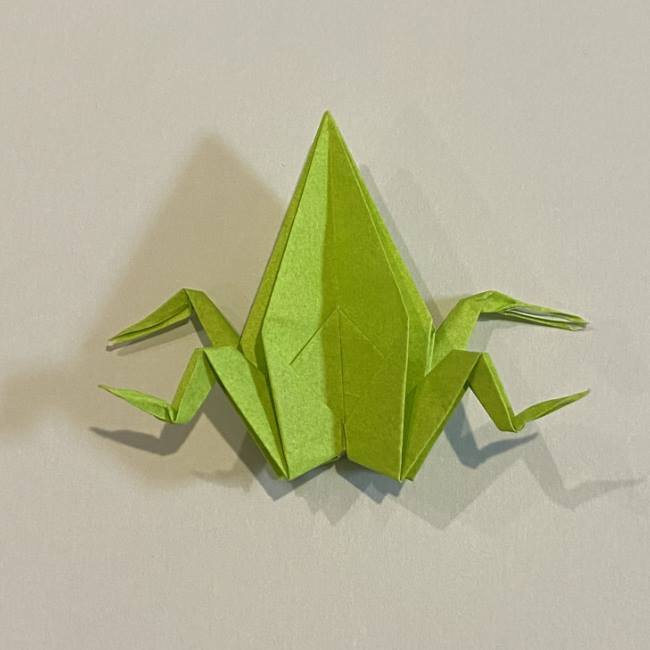 折り紙のカエル 膨らませる折り方(少し難しいので上級者向け) (41)