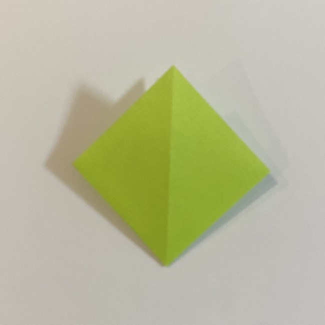 折り紙のカエル 膨らませる折り方(少し難しいので上級者向け) (5)