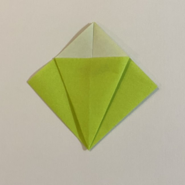 折り紙のカエル 膨らませる折り方(少し難しいので上級者向け) (6)