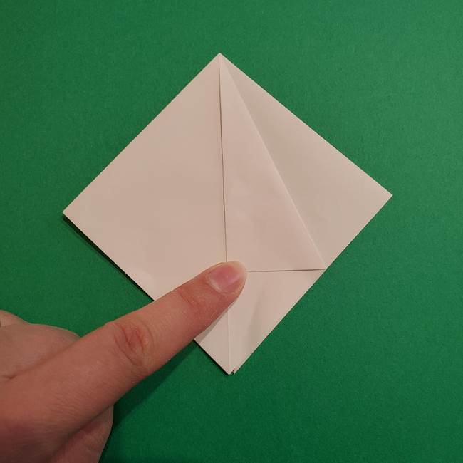 折り紙のソフトクリーム(立体)の折り方作り方(11)