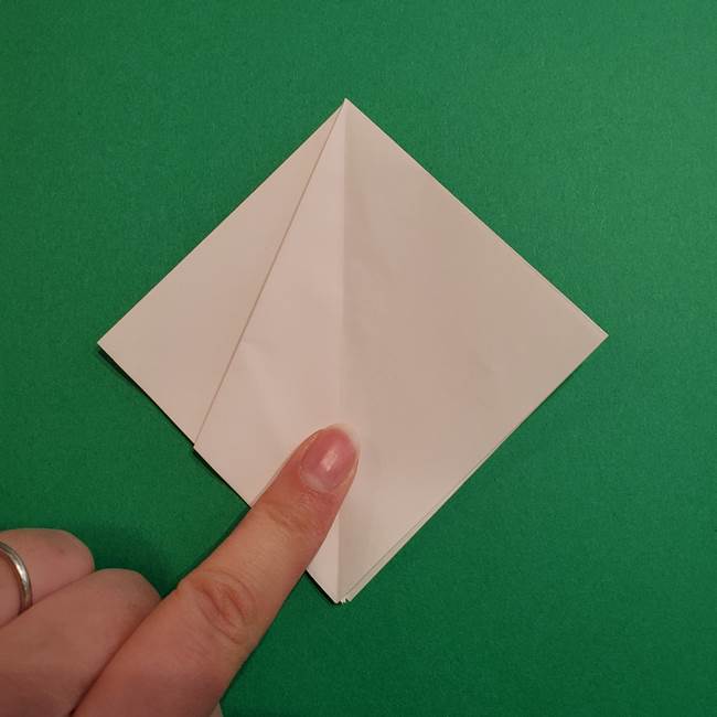 折り紙のソフトクリーム(立体)の折り方作り方(12)