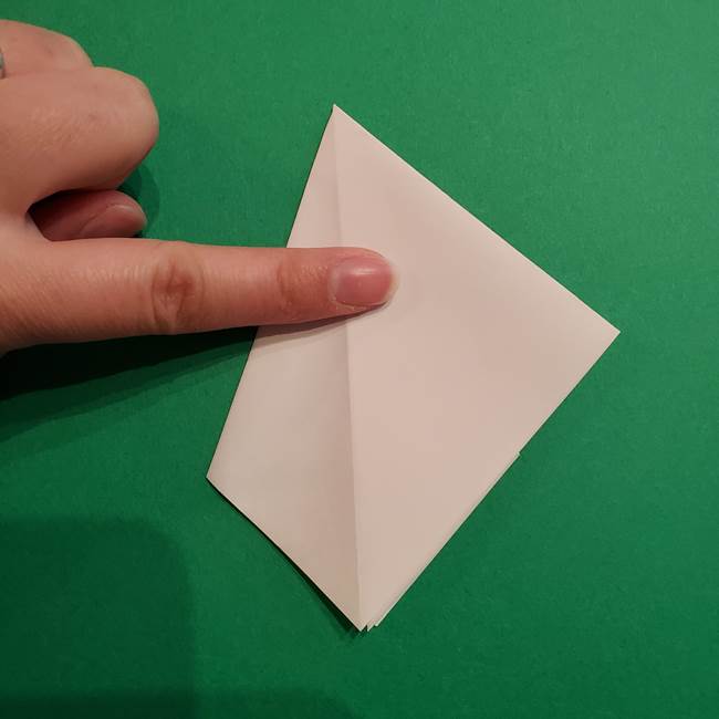 折り紙のソフトクリーム(立体)の折り方作り方(14)
