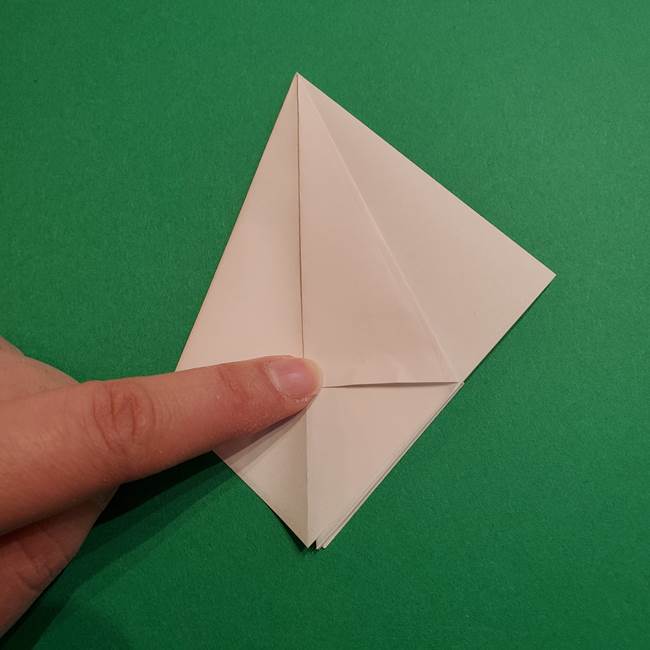 折り紙のソフトクリーム(立体)の折り方作り方(15)