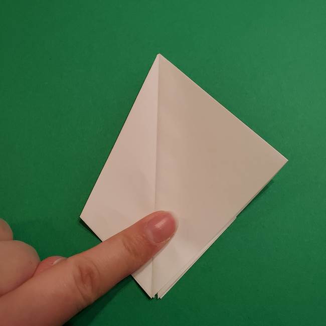 折り紙のソフトクリーム(立体)の折り方作り方(16)