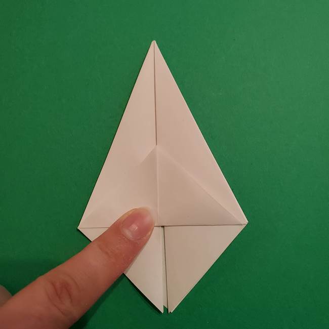 折り紙のソフトクリーム(立体)の折り方作り方(18)
