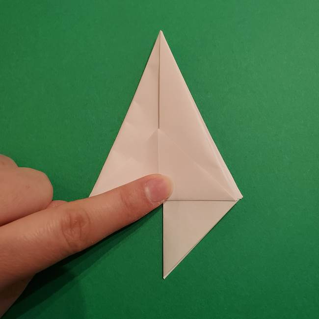 折り紙のソフトクリーム(立体)の折り方作り方(22)