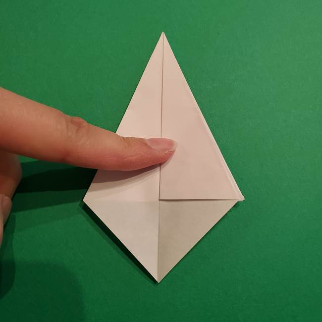 折り紙のソフトクリーム(立体)の折り方作り方(23)