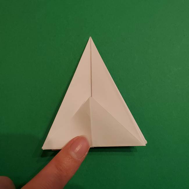 折り紙のソフトクリーム(立体)の折り方作り方(24)