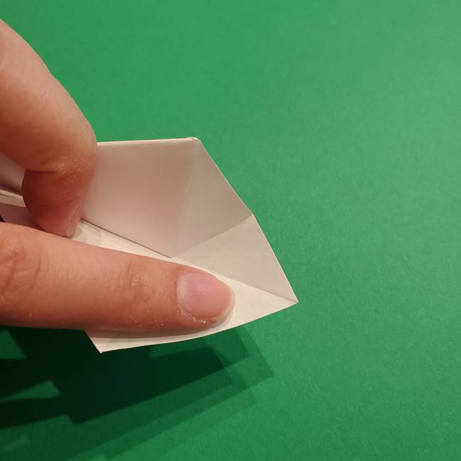 折り紙のソフトクリーム(立体)の折り方作り方(28)