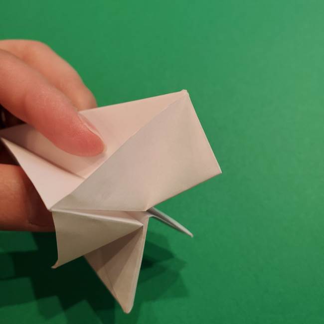 折り紙のソフトクリーム(立体)の折り方作り方(29)