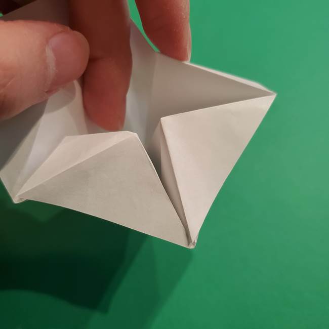 折り紙のソフトクリーム(立体)の折り方作り方(32)