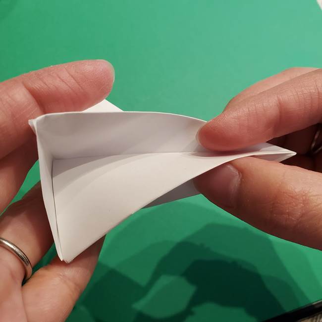 折り紙のソフトクリーム(立体)の折り方作り方(36)