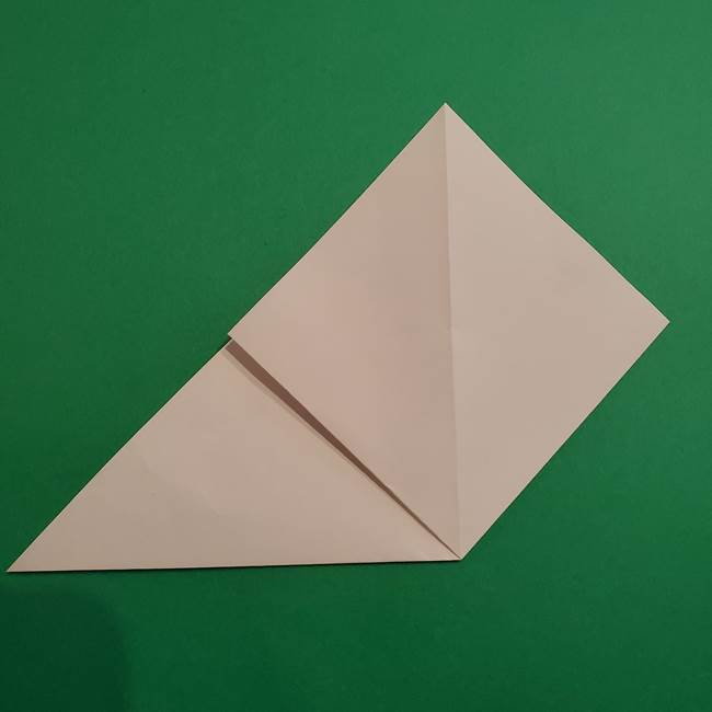 折り紙のソフトクリーム(立体)の折り方作り方(5)