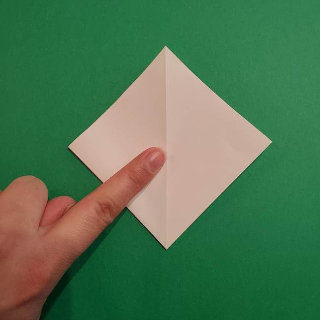 折り紙のソフトクリーム(立体)の折り方作り方(9)