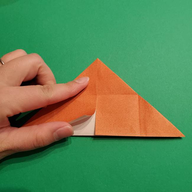 折り紙のソフトクリーム(立体)の折り方作り方コーン(11)