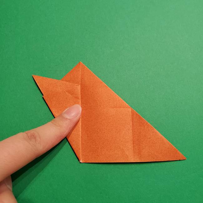 折り紙のソフトクリーム(立体)の折り方作り方コーン(13)