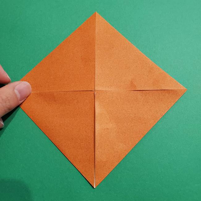 折り紙のソフトクリーム(立体)の折り方作り方コーン(6)