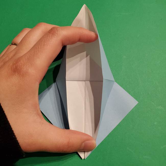 折り紙のポケモン カメックスの折り方作り方(15)