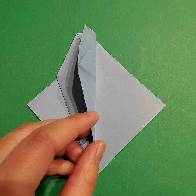 折り紙のポケモン カメックスの折り方作り方(18)