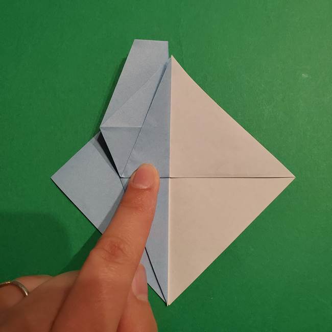 折り紙のポケモン カメックスの折り方作り方(20)