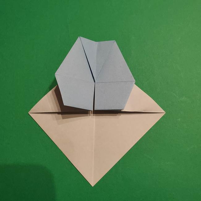 折り紙のポケモン カメックスの折り方作り方(24)