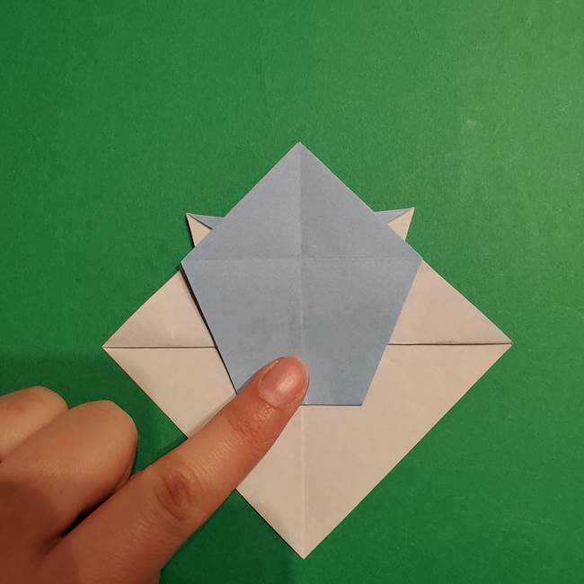折り紙のポケモン カメックスの折り方作り方(30)