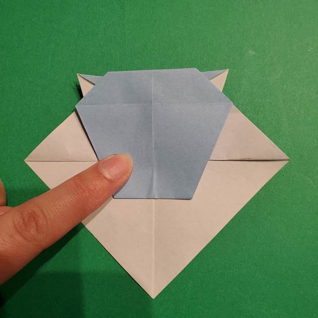 折り紙のポケモン カメックスの折り方作り方(31)