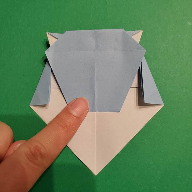 折り紙のポケモン カメックスの折り方作り方(33)