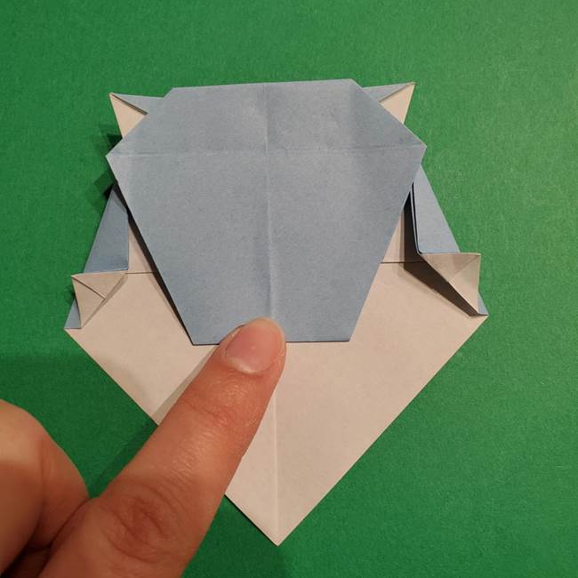 折り紙のポケモン カメックスの折り方作り方(34)