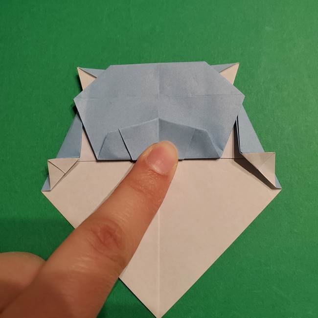 折り紙のポケモン カメックスの折り方作り方(38)