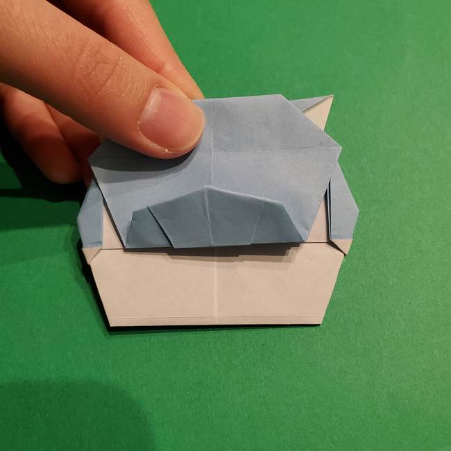 折り紙のポケモン カメックスの折り方作り方(42)