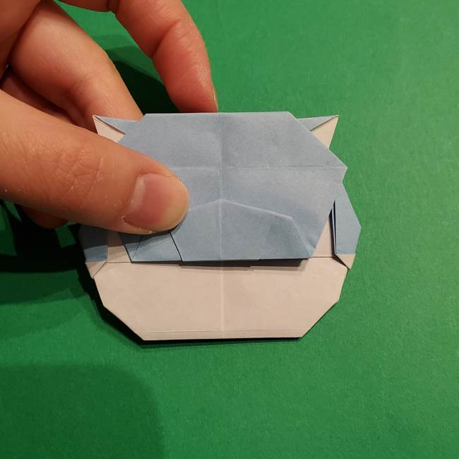 折り紙のポケモン カメックスの折り方作り方(43)