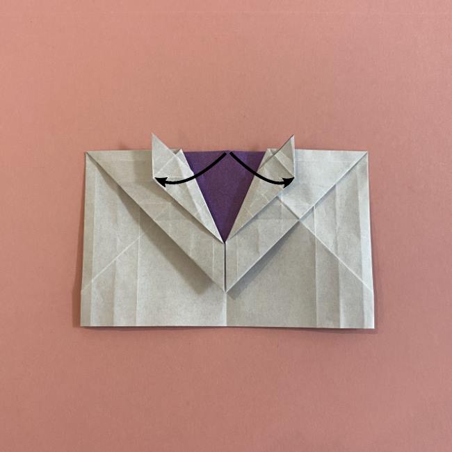 折り紙の兜(かぶと) 中級者向けの折り方作り方 (22)