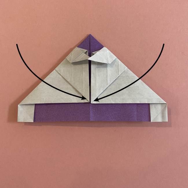 折り紙の兜(かぶと) 中級者向けの折り方作り方 (24)