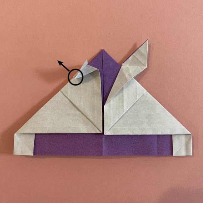 折り紙の兜(かぶと) 中級者向けの折り方作り方 (25)