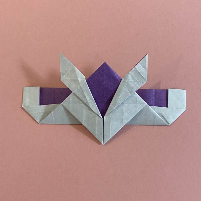 折り紙の兜(かぶと) 中級者向けの折り方作り方 (28)