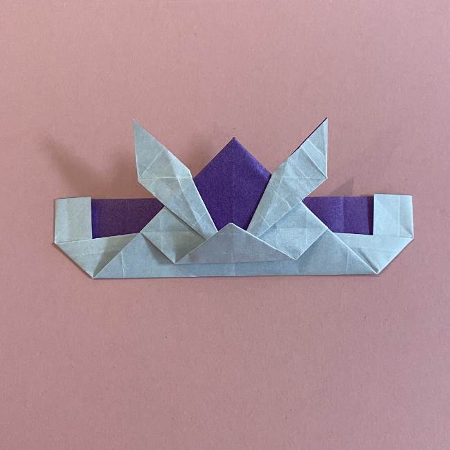 折り紙の兜(かぶと) 中級者向けの折り方作り方 (29)