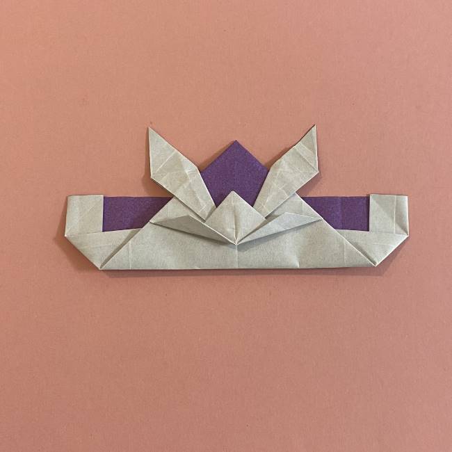 折り紙の兜(かぶと) 中級者向けの折り方作り方 (30)