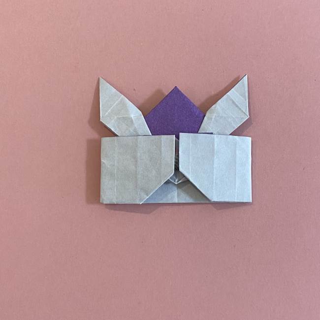 折り紙の兜(かぶと) 中級者向けの折り方作り方 (31)