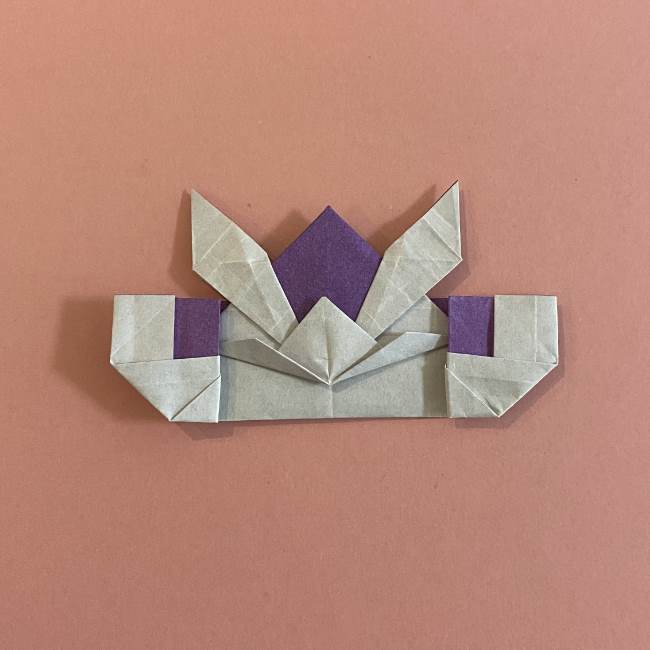 折り紙の兜(かぶと) 中級者向けの折り方作り方 (32)