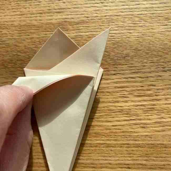 桜の折り紙 メッセージカードの折り方作り方 (14)