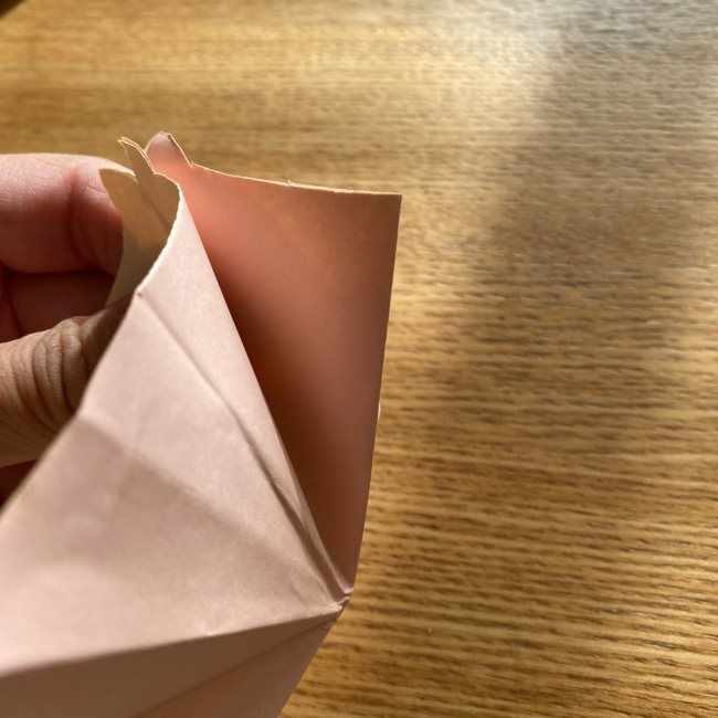 桜の折り紙 メッセージカードの折り方作り方 (21)