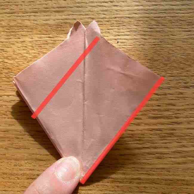桜の折り紙 メッセージカードの折り方作り方 (25)