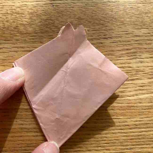桜の折り紙 メッセージカードの折り方作り方 (27)