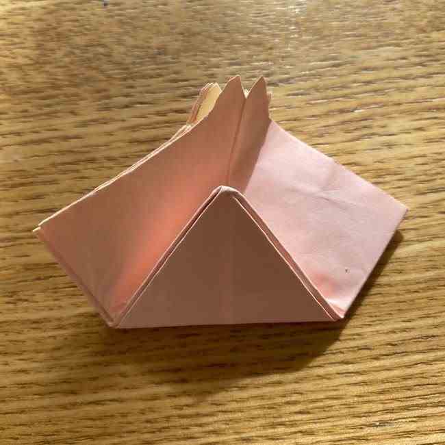 桜の折り紙 メッセージカードの折り方作り方 (30)