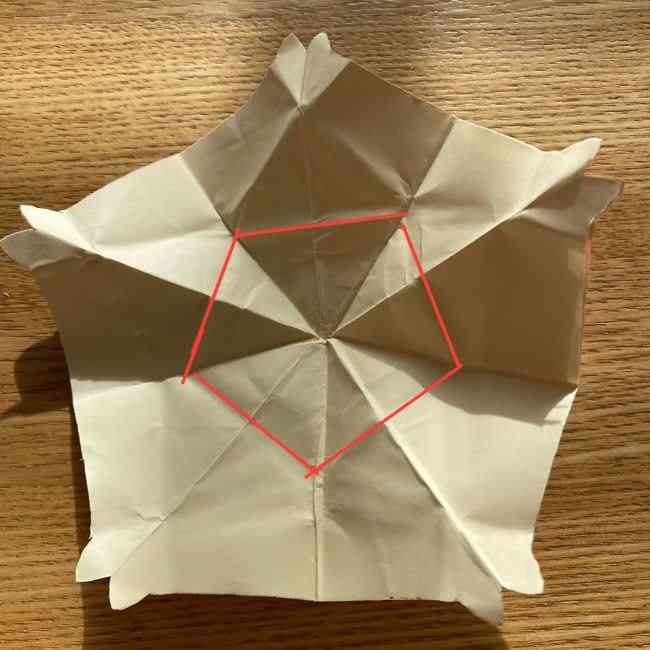 桜の折り紙 メッセージカードの折り方作り方 (32)