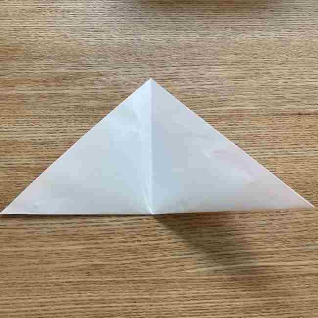 桜の折り紙 メッセージカードの折り方作り方 (4)