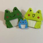 跳ねないカエル 折り紙一枚で可愛い☆折り方作り方を折り図・動画つきで紹介！