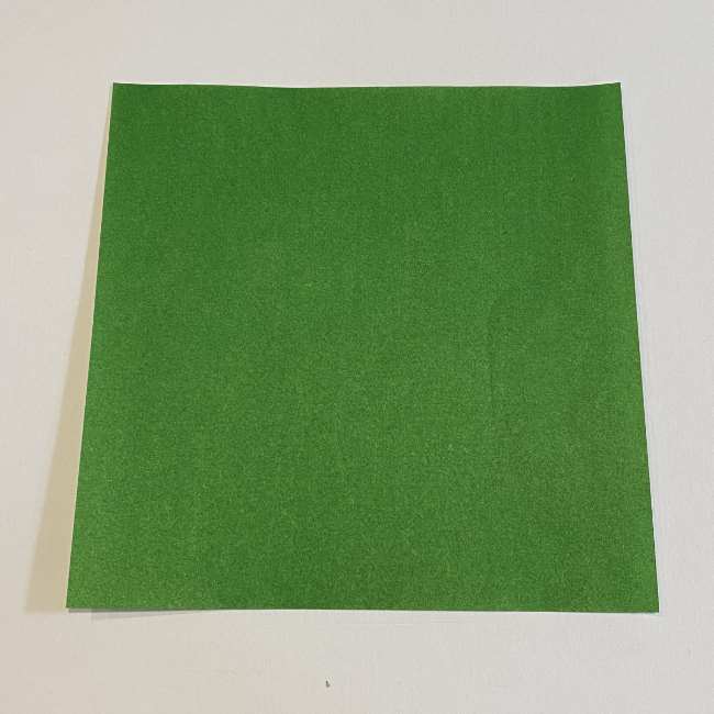 跳ねないカエルの折り紙＊折り方作り方 (1)