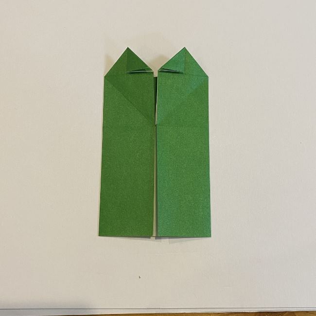 跳ねないカエルの折り紙＊折り方作り方 (16)
